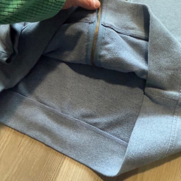 Women's Patagonia Light Blue Pastel P-6 Label Ahnya Full-Zip Hoody Sweatshirt M - Picture 4 of 6